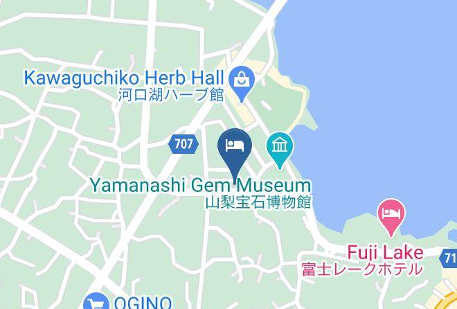 Fujikawaguchiko Townminamitsuru District - Ooike Hotel Maps
