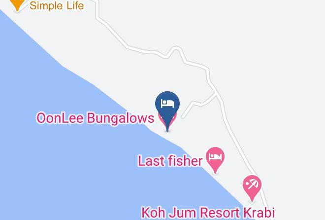 Nuea Khlong District - Oonlee Bungalows Maps