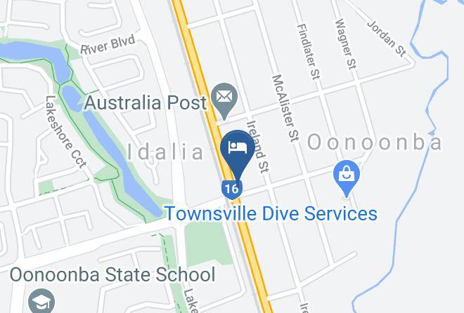 Townsville - Oonoonba Hotel Maps