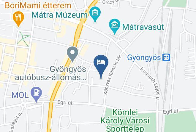 Gyongyos - Opal Hotel Superior Maps