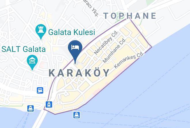 Beyoglu - Opale Hotel Maps