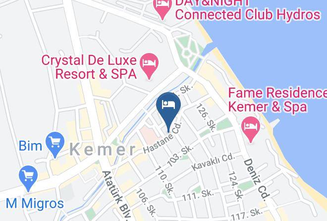 Kemer - Opalin Pansiyon Maps