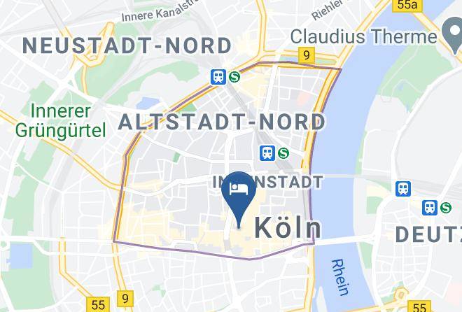 Cologne - Opera Hotel Cologne Maps