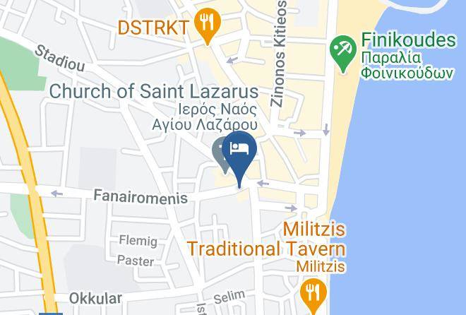 Larnaca - Opera Hotel Larnaca Maps