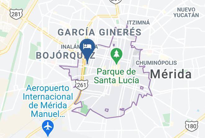 Merida - Operadora De Hoteles Centenario Sa De Cv Maps