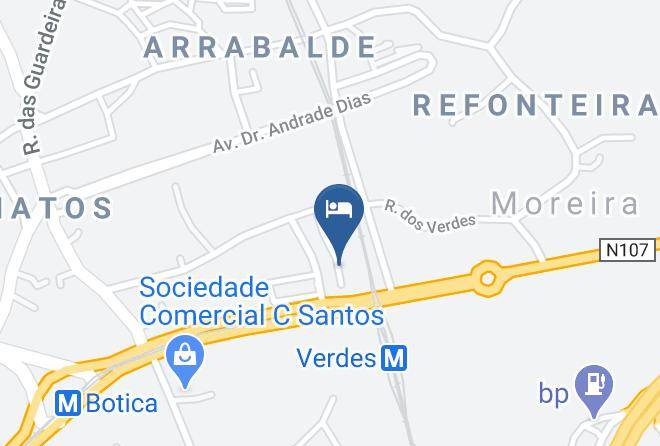 Oporto Airport & Business Hotel Map