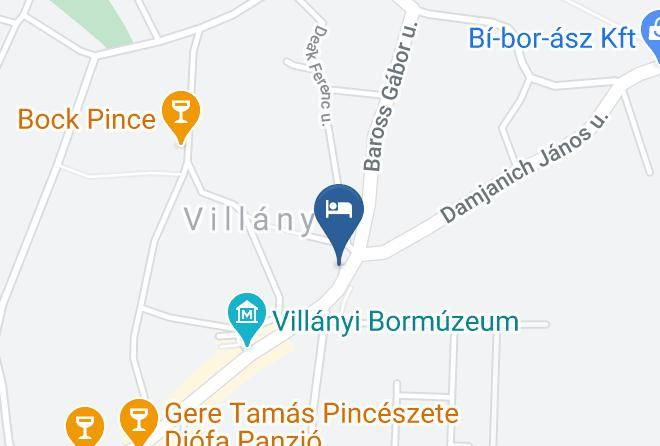Villany - Oporto Etterem Es Panzio Maps