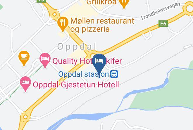 Oppdal - Oppdal Turisthotell Maps