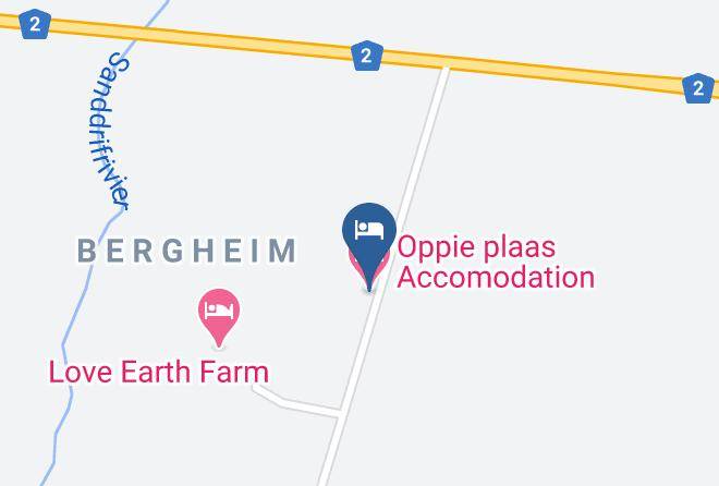Cacadu - Oppie Plaas Accomodation Maps