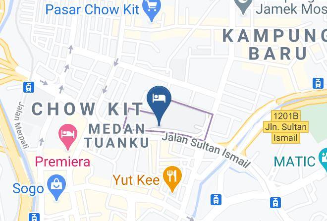 Kuala Lumpur - Opposite Sheraton And Quill City Mall Maps