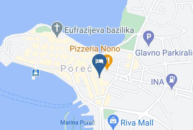 Porec - Optika Hrast I Ocna Poliklinika Maps