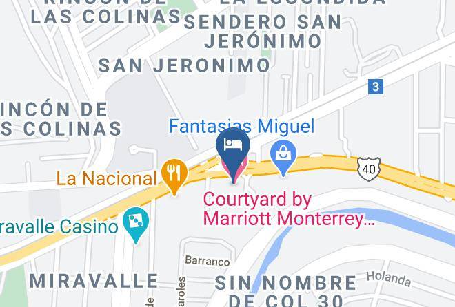 Monterrey - Optima Hoteles De Mexico Maps