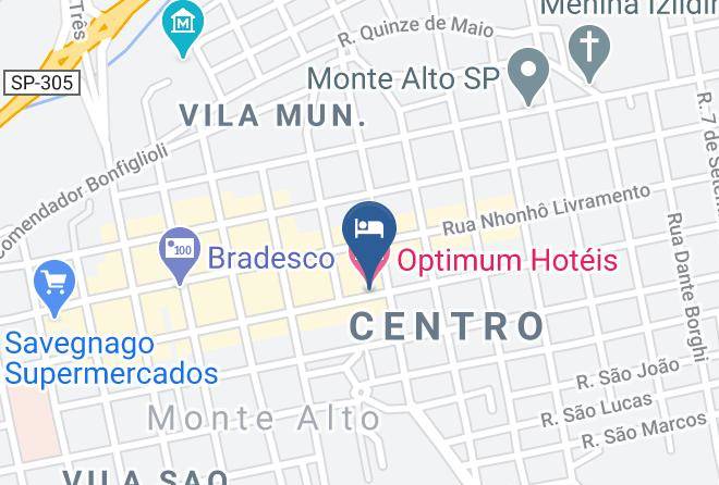 Monte Alto - Optimum Hoteis Maps
