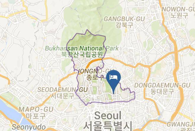 Orakai Daehakro Hotel Map