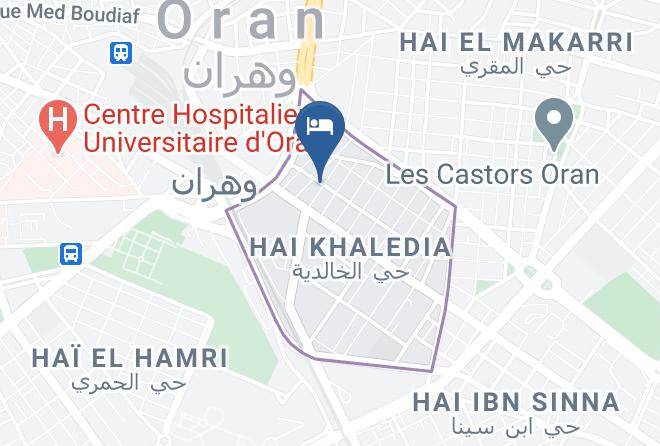 Oran - Oran Best Western Hotel Colombe Maps