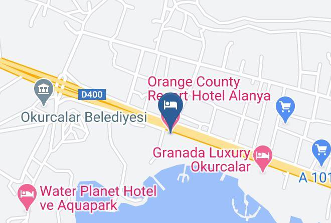 Okurcalar - Orange County Resort Hotel Alanya Maps
