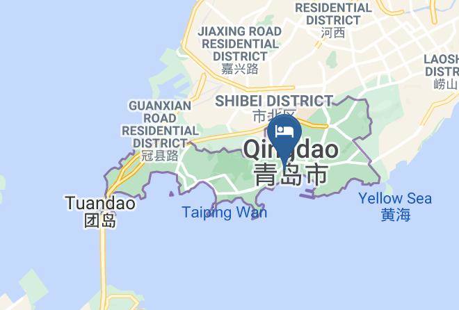Qingdao - Orange Crystal Hotel Wusi Square Seaview Maps