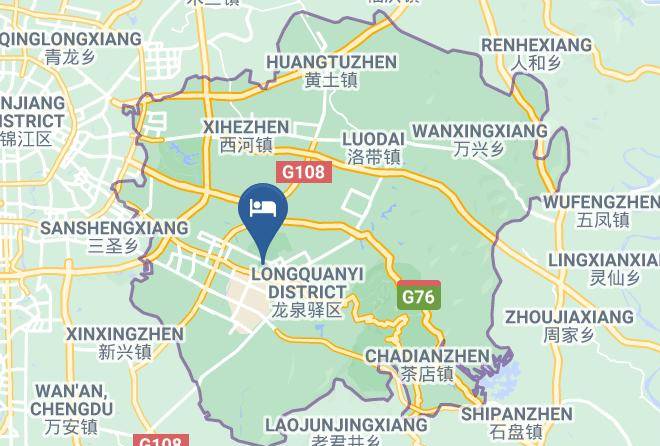 Chengdu - Orange Hotel Jingsong Bridge West Maps