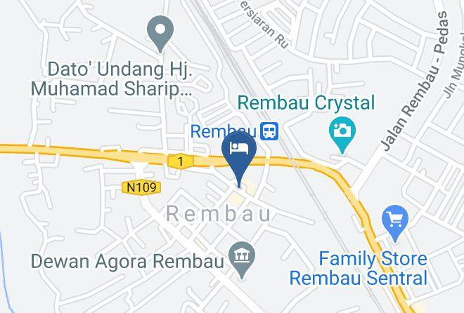 Rembau - Orange Hotel Kuala Pilah Maps