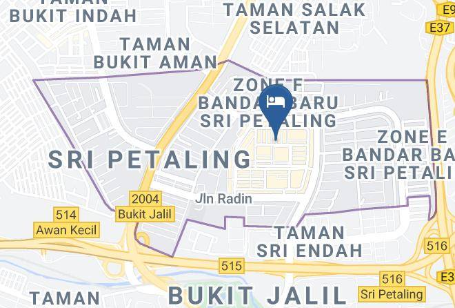 Kuala Lumpur - Orange Hotel Sri Petaling Maps
