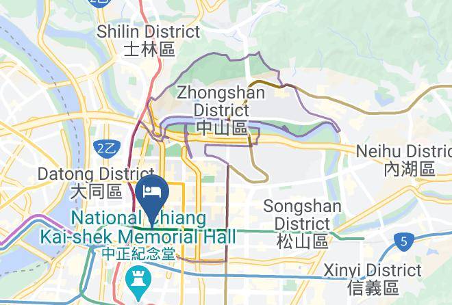 Zhongshan District Zhongshan North Road Tiaotong Shopping Ar - Orange Hotel Taipei Linsen Maps