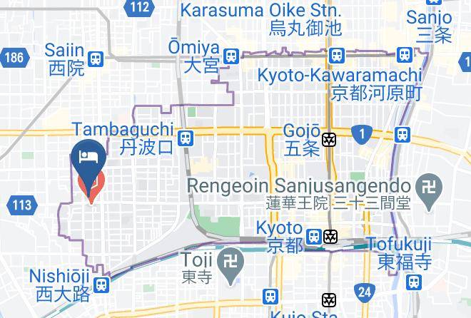 Kyoto City Shimogyo Ward - Orange Inn Maps