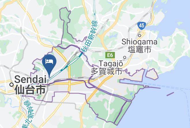 Sendai City Miyagino Ward - Orange Inn Sendaihigashi Maps