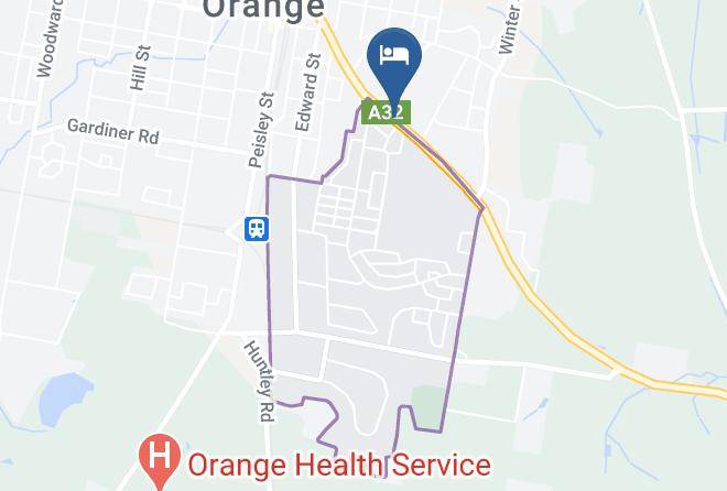 Orange - Orange Motor Lodge Maps