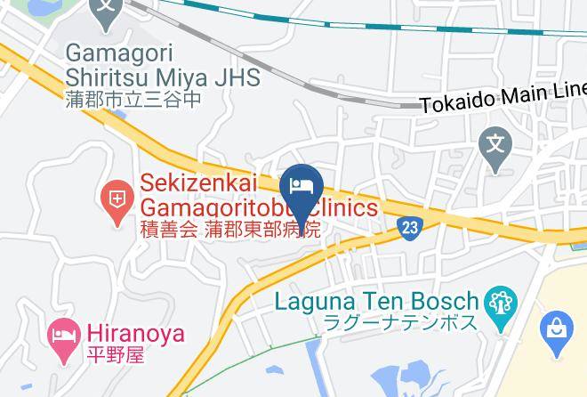 Gamagori City - Orange Pension Maps