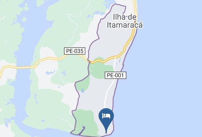 Ilha De Itamaraca - Orange Praia Hotel Maps