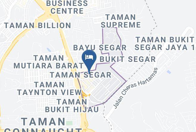 Kuala Lumpur - Orange Premier Hotel Taman Segar Maps