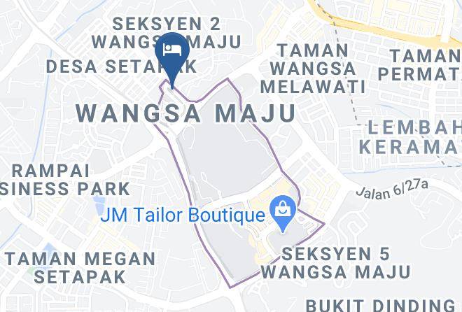Kuala Lumpur - Orange Premier Hotel Wangsa Maju Maps