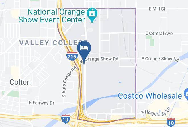 San Bernardino - Orange Show Inn Maps