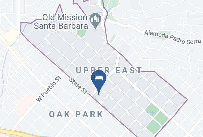 Santa Barbara - Orange Tree Inn Maps