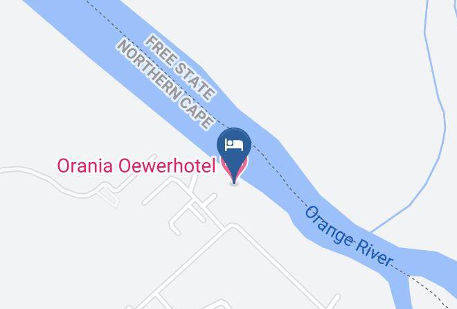 Orania Oewerhotel Map