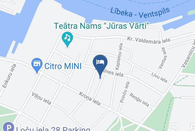 Ventspils - Oranzais Nams Viesu Maja Maps