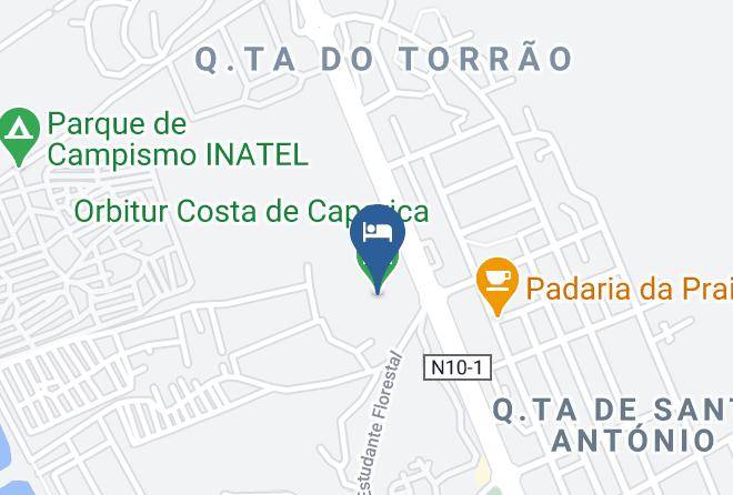 Orbitur Costa De Caparica Map