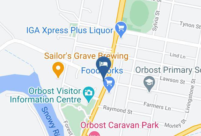 East Gippsland - Orbost Club Hotel Maps