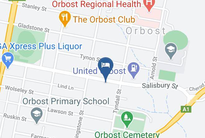 East Gippsland - Orbost Country Roads Motor Inn Maps