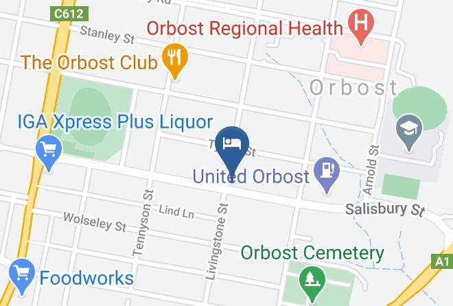East Gippsland - Orbost Countryman Motor Inn Maps