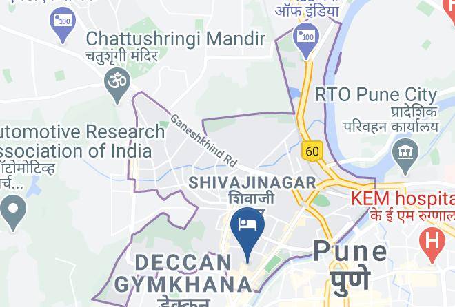 Pune - Orchard Hotel Maps