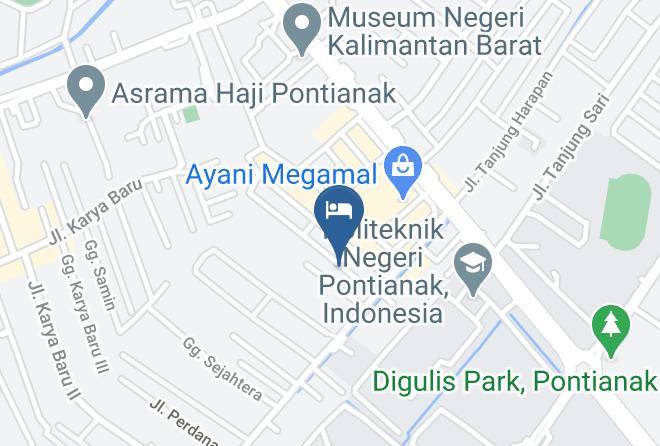 Kota Pontianak - Orchardz Hotel Ayani Maps