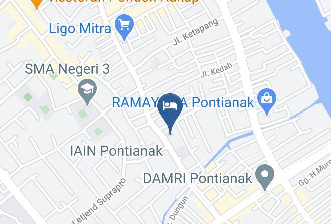 Kota Pontianak - Orchardz Hotel Gajahmada Maps