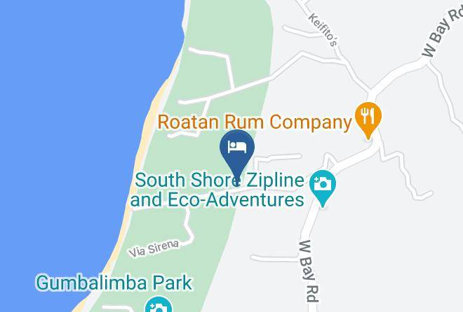 Roatan - Orchid Casita Maps