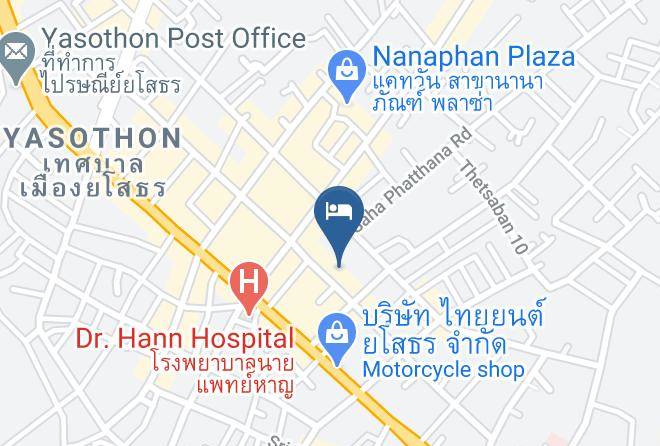 Amphoe Mueang Yasothon - Orchid Garden Hotel Maps