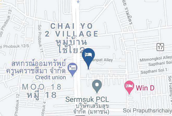 Amphoe Mueang Nakhon Ratchasima - Orchid Hotel Maps