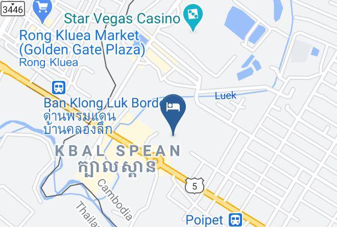Paoy Paet Town - Orchid Hotel & Rich Casino Maps