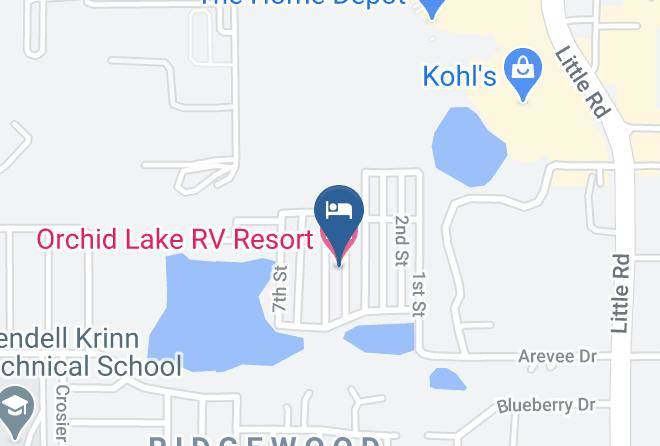 Pasco - Orchid Lake Rv Resort Maps
