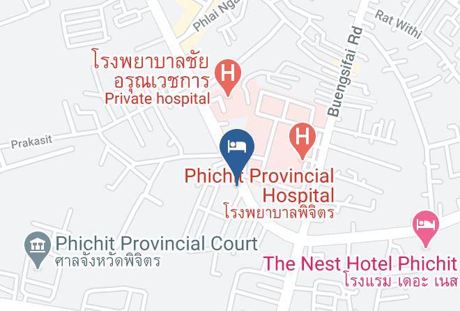 Amphoe Mueang Phichit - Orchid Press Hotel Maps