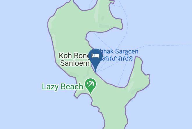 Preah Sihaknuk Town - Orchid Resort Maps